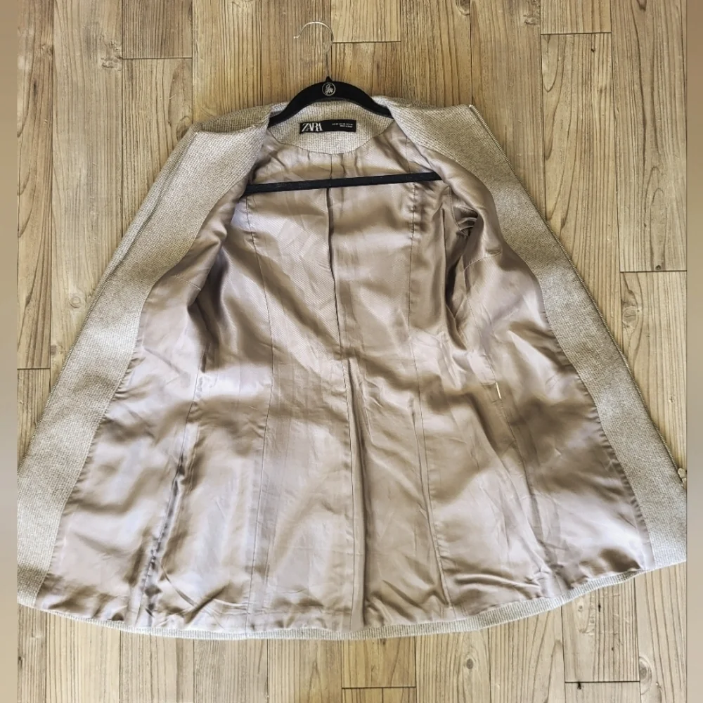 ZARA Made in Spain Longline Jacket - Picture 7 of 10